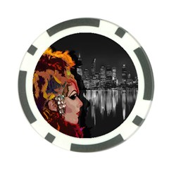 Transvestite Poker Chip Card Guard (10 Pack) by Valentinaart