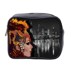 Transvestite Mini Toiletries Bag 2-side by Valentinaart