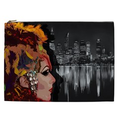 Transvestite Cosmetic Bag (xxl)  by Valentinaart