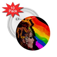 Transvestite 2 25  Buttons (10 Pack)  by Valentinaart