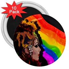 Transvestite 3  Magnets (10 Pack)  by Valentinaart