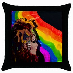 Transvestite Throw Pillow Case (Black)