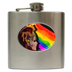 Transvestite Hip Flask (6 Oz) by Valentinaart