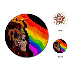 Transvestite Playing Cards (round)  by Valentinaart