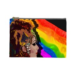 Transvestite Cosmetic Bag (large)  by Valentinaart