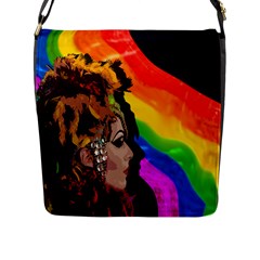 Transvestite Flap Messenger Bag (L) 