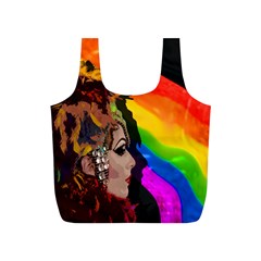 Transvestite Full Print Recycle Bags (s)  by Valentinaart