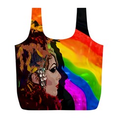 Transvestite Full Print Recycle Bags (L) 