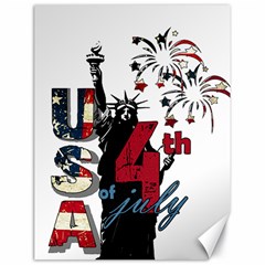 4th Of July Independence Day Canvas 18  X 24   by Valentinaart