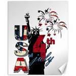 4th of July Independence Day Canvas 11  x 14   10.95 x13.48  Canvas - 1