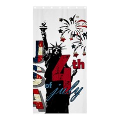 4th Of July Independence Day Shower Curtain 36  X 72  (stall)  by Valentinaart