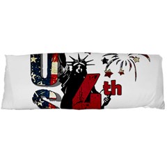 4th Of July Independence Day Body Pillow Case (dakimakura) by Valentinaart