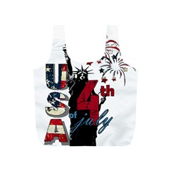 4th Of July Independence Day Full Print Recycle Bags (s)  by Valentinaart