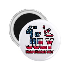 4th Of July Independence Day 2 25  Magnets by Valentinaart