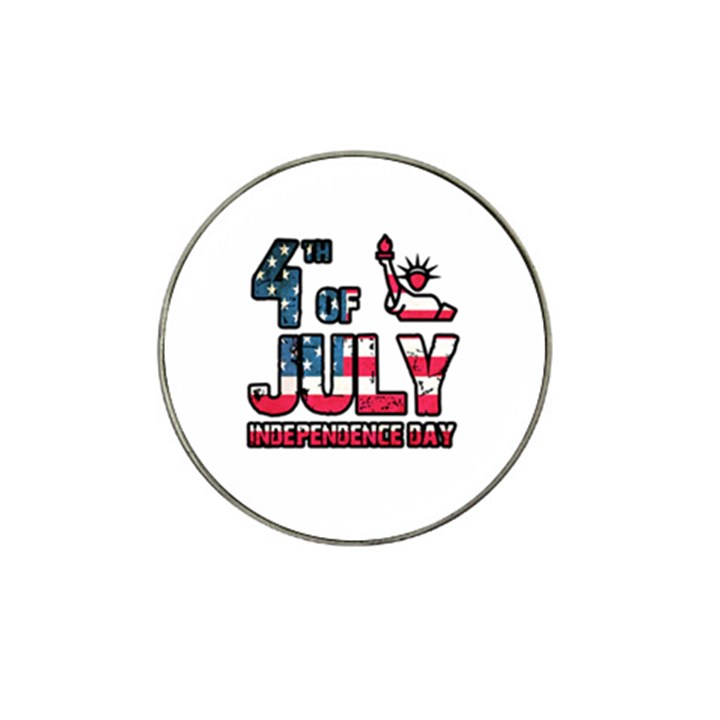 4th of July Independence Day Hat Clip Ball Marker (4 pack)