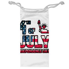 4th Of July Independence Day Jewelry Bag by Valentinaart