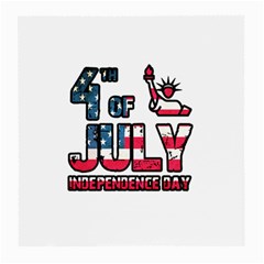 4th Of July Independence Day Medium Glasses Cloth by Valentinaart