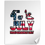 4th of July Independence Day Canvas 11  x 14   10.95 x13.48  Canvas - 1