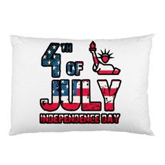 4th Of July Independence Day Pillow Case (two Sides) by Valentinaart