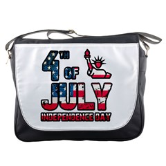 4th Of July Independence Day Messenger Bags by Valentinaart