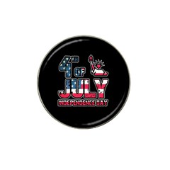 4th Of July Independence Day Hat Clip Ball Marker by Valentinaart