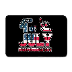 4th Of July Independence Day Small Doormat  by Valentinaart