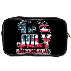 4th Of July Independence Day Toiletries Bags 2-side by Valentinaart