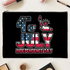 4th Of July Independence Day Cosmetic Bag (xxxl)  by Valentinaart