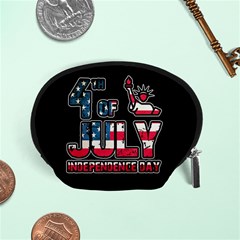 4th Of July Independence Day Accessory Pouches (small)  by Valentinaart