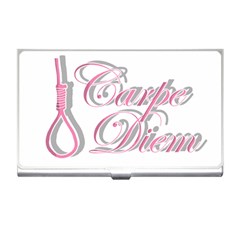 Carpe Diem  Business Card Holders by Valentinaart