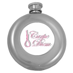 Carpe Diem  Round Hip Flask (5 Oz) by Valentinaart