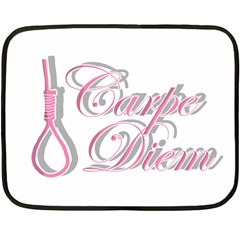 Carpe Diem  Double Sided Fleece Blanket (mini)  by Valentinaart