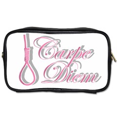 Carpe Diem  Toiletries Bags by Valentinaart