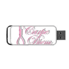 Carpe Diem  Portable Usb Flash (one Side) by Valentinaart