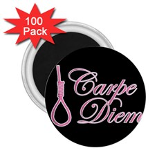 Carpe Diem  2 25  Magnets (100 Pack)  by Valentinaart