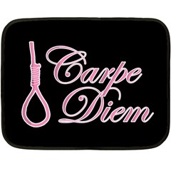 Carpe Diem  Fleece Blanket (mini) by Valentinaart