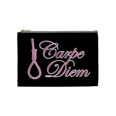 Carpe Diem  Cosmetic Bag (medium)  by Valentinaart