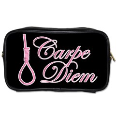 Carpe Diem  Toiletries Bags by Valentinaart