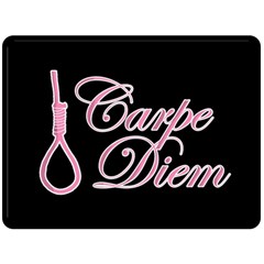 Carpe Diem  Fleece Blanket (large)  by Valentinaart