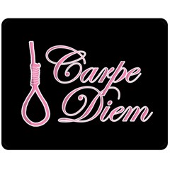 Carpe Diem  Fleece Blanket (medium)  by Valentinaart