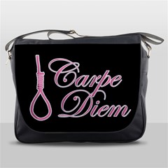 Carpe Diem  Messenger Bags by Valentinaart