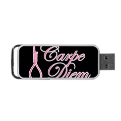 Carpe Diem  Portable Usb Flash (one Side) by Valentinaart