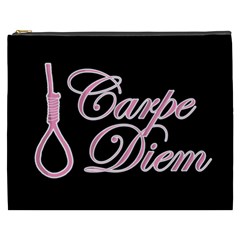 Carpe Diem  Cosmetic Bag (xxxl)  by Valentinaart