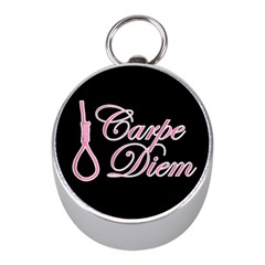 Carpe Diem  Mini Silver Compasses by Valentinaart