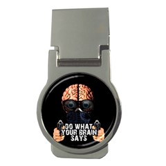 Do What Your Brain Says Money Clips (round)  by Valentinaart