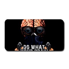 Do What Your Brain Says Medium Bar Mats by Valentinaart