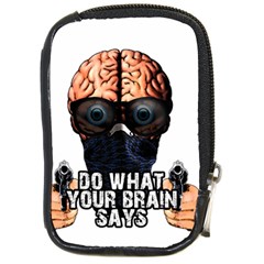 Do What Your Brain Says Compact Camera Cases by Valentinaart