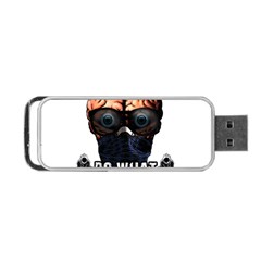 Do What Your Brain Says Portable Usb Flash (two Sides) by Valentinaart