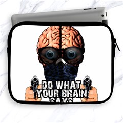 Do What Your Brain Says Apple Ipad 2/3/4 Zipper Cases by Valentinaart