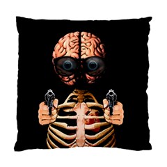 Do What Your Brain Says Standard Cushion Case (one Side) by Valentinaart